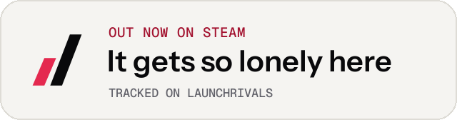 Light launch badge for It gets so lonely here