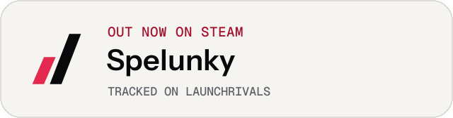 Light launch badge for Spelunky