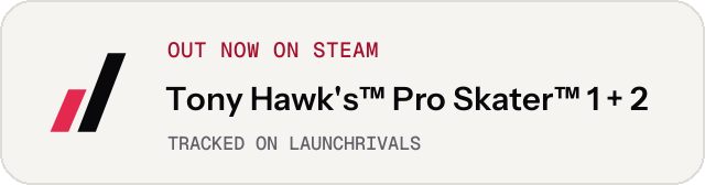 Light launch badge for Tony Hawk's™ Pro Skater™ 1 + 2