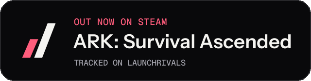 Dark launch badge for ARK: Survival Ascended