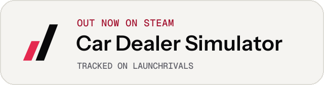 Light launch badge for Car Dealer Simulator