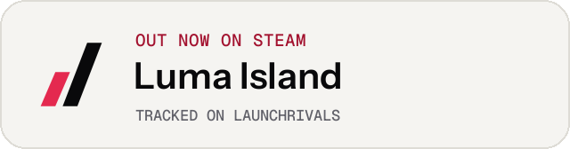 Light launch badge for Luma Island
