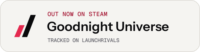 Light launch badge for Goodnight Universe