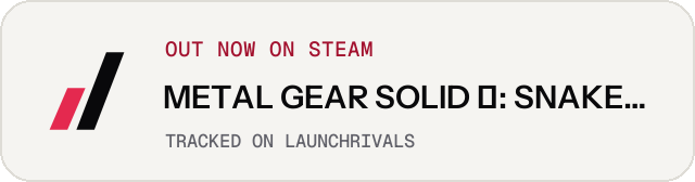 Light launch badge for METAL GEAR SOLID Δ: SNAKE EATER
