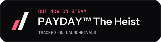 Dark launch badge for PAYDAY™ The Heist