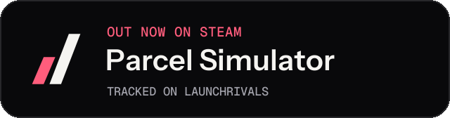 Dark launch badge for Parcel Simulator