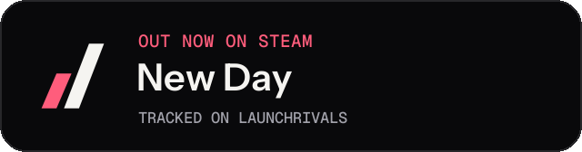 Dark launch badge for New Day