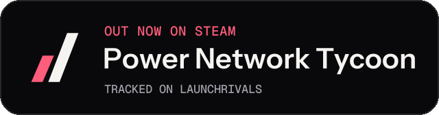 Dark launch badge for Power Network Tycoon