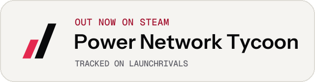 Light launch badge for Power Network Tycoon