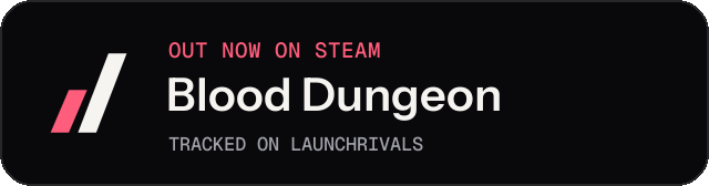 Dark launch badge for Blood Dungeon