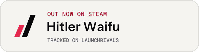 Light launch badge for Hitler Waifu