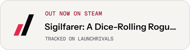 Light launch badge for Sigilfarer: A Dice-Rolling Roguelite
