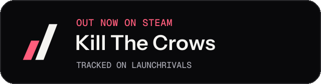 Dark launch badge for Kill The Crows