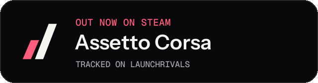 Dark launch badge for Assetto Corsa