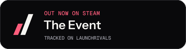 Dark launch badge for The Event
