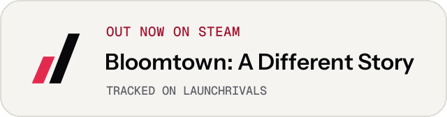 Light launch badge for Bloomtown: A Different Story