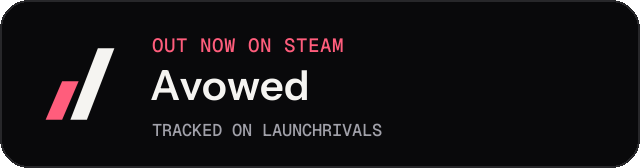 Dark launch badge for Avowed
