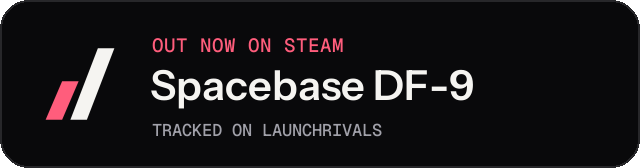 Dark launch badge for Spacebase DF-9