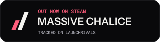 Dark launch badge for MASSIVE CHALICE