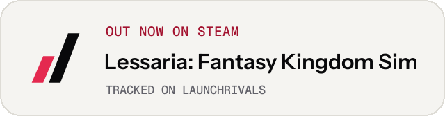 Light launch badge for Lessaria: Fantasy Kingdom Sim