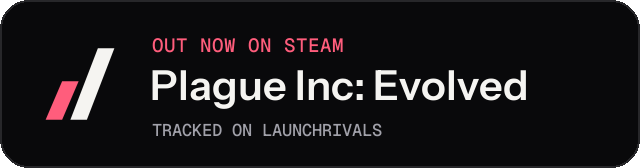 Dark launch badge for Plague Inc: Evolved