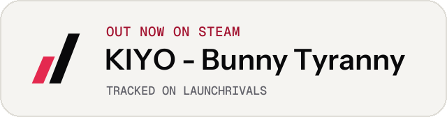 Light launch badge for KIYO - Bunny Tyranny
