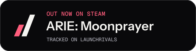 Dark launch badge for ARIE: Moonprayer