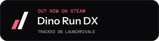 Dark launch badge for Dino Run DX