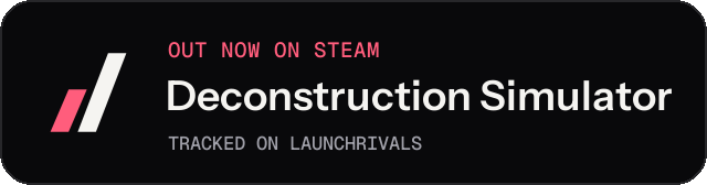 Dark launch badge for Deconstruction Simulator