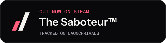 Dark launch badge for The Saboteur™
