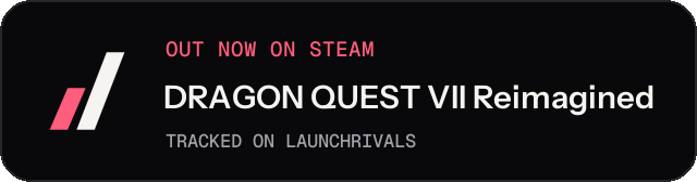 Dark launch badge for DRAGON QUEST VII Reimagined