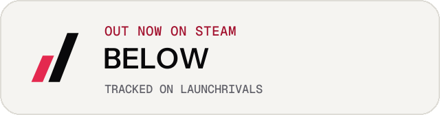Light launch badge for BELOW