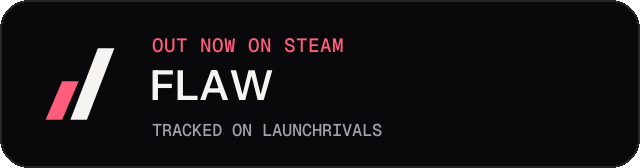 Dark launch badge for FLAW