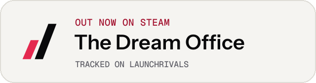 Light launch badge for The Dream Office