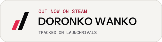 Light launch badge for DORONKO WANKO