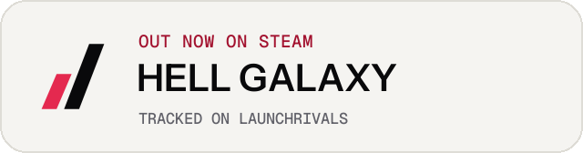 Light launch badge for HELL GALAXY