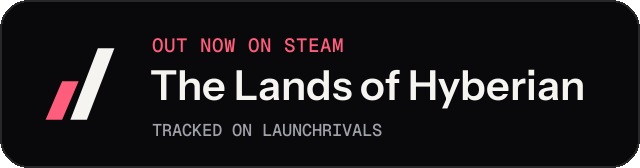 Dark launch badge for The Lands of Hyberian
