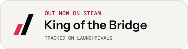 Light launch badge for King of the Bridge