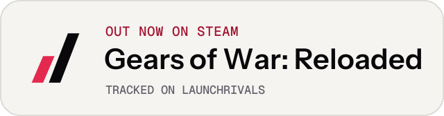 Light launch badge for Gears of War: Reloaded