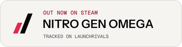Light launch badge for NITRO GEN OMEGA