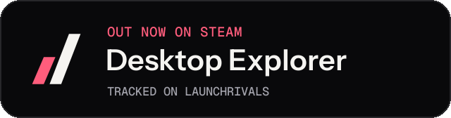 Dark launch badge for Desktop Explorer