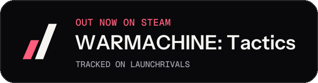 Dark launch badge for WARMACHINE: Tactics