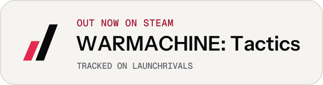 Light launch badge for WARMACHINE: Tactics