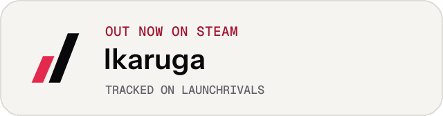 Light launch badge for Ikaruga
