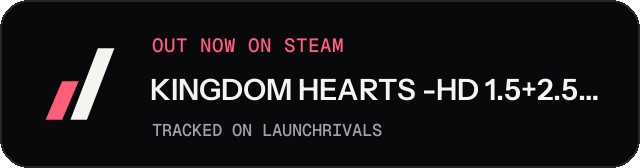 Dark launch badge for KINGDOM HEARTS -HD 1.5+2.5 ReMIX-