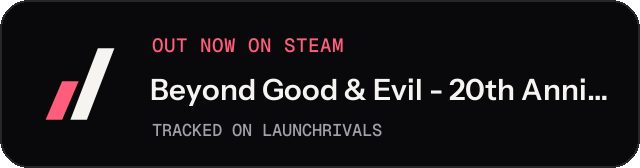 Dark launch badge for Beyond Good & Evil - 20th Anniversary Edition
