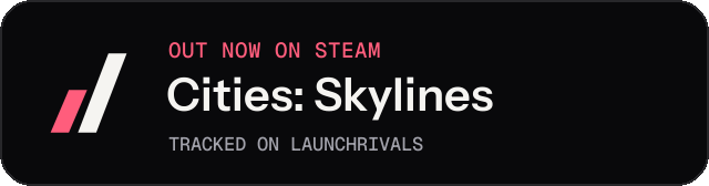 Dark launch badge for Cities: Skylines