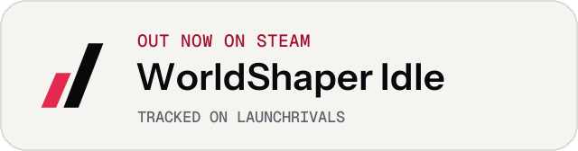 Light launch badge for WorldShaper Idle