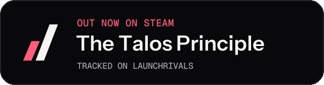 Dark launch badge for The Talos Principle