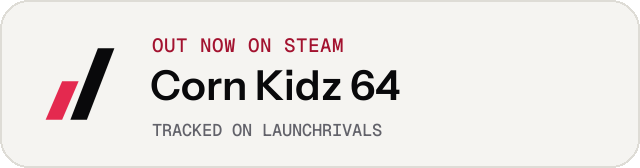 Light launch badge for Corn Kidz 64
